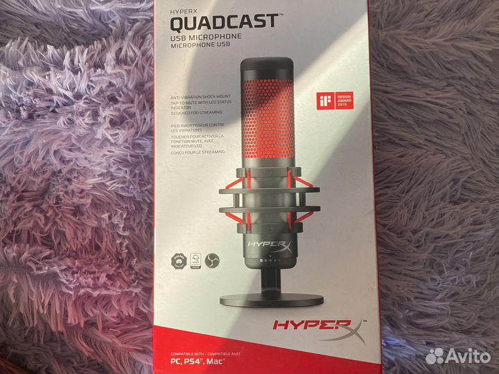 Микрофон hyperx quadcast