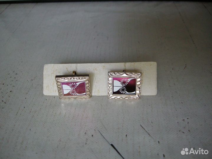 Зажим для галстука, запонки СССР