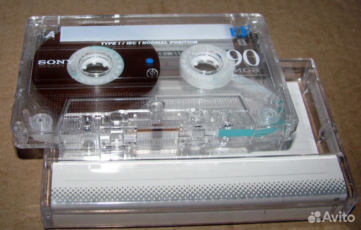 Аудиокассета Sony EF 90 новая запечатанная