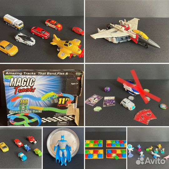 Игрушки для мальчика пакетом/машинки/трансформеры