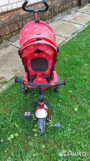 Детский велосипед с ручкой