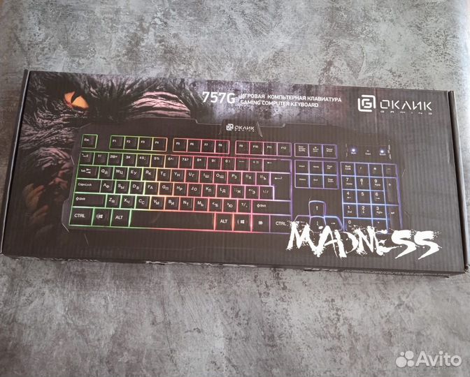 Игровая клавиатура oklick 757G