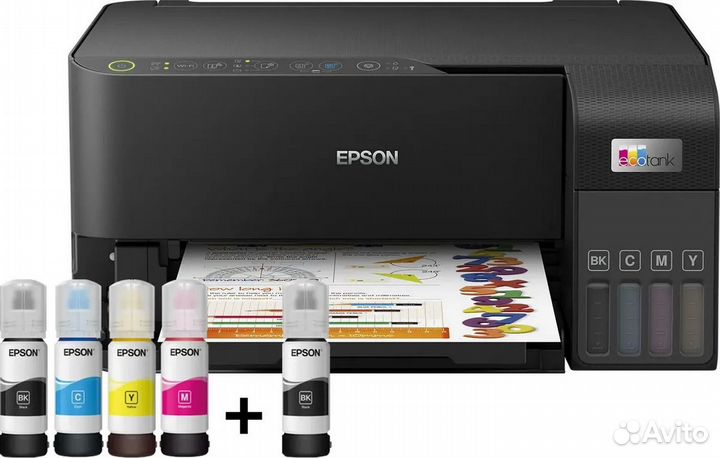 Цветное струйное мфу Epson L3550