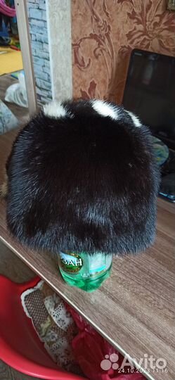 Шапка норковая женская