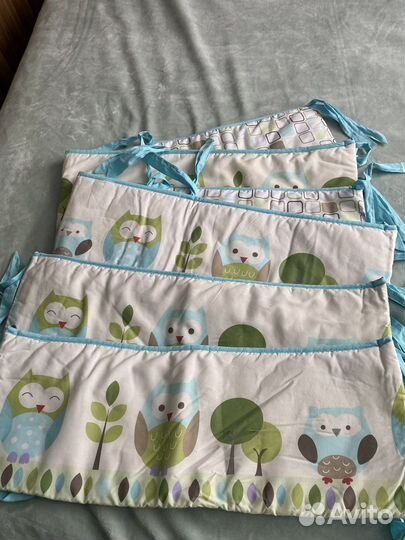 Бортики на кроватку