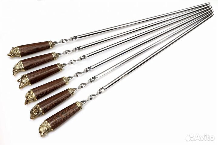 Шампур для люля - кебаб Бурый медведь (объемная ру