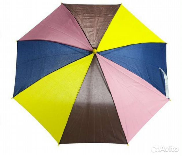 Зонт детский «Радуга нежная» со свистком