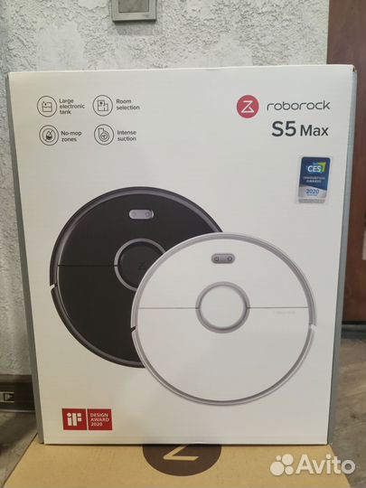 Робот пылесос Roborock S5 MAX Xiaomi Русская верси