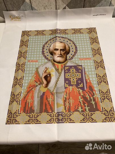 Набор для вышивания бисером иконы