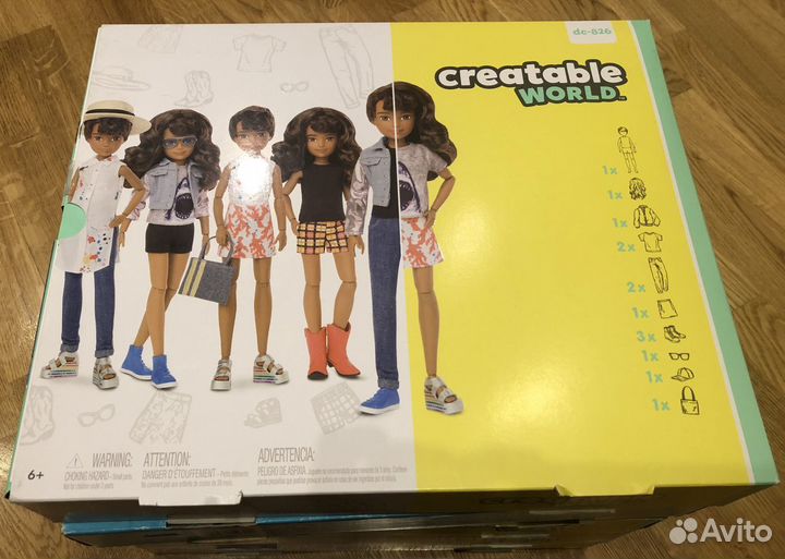 Creatable World коробки, шипперы