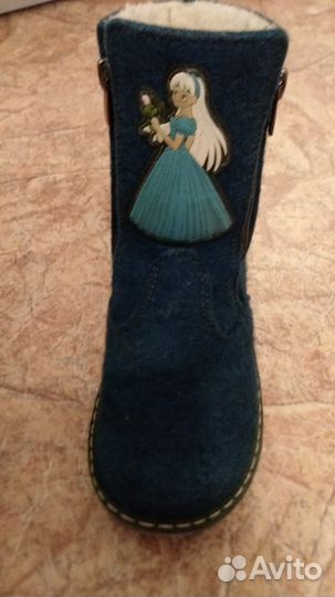Теплые валенки для девочки