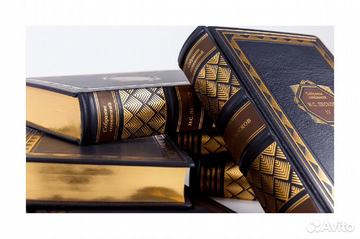 Н. С. Лесков. Собрание сочинений в 6 томах. (кожа)