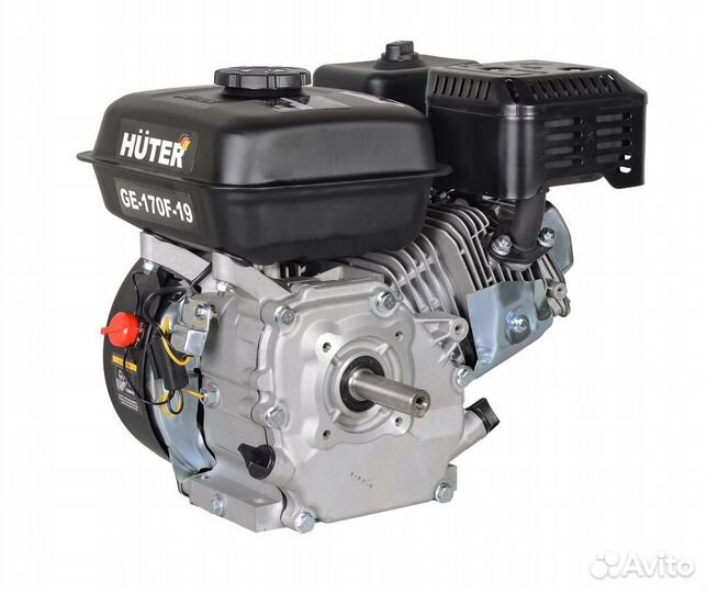 Двигатель бензиновый huter GE-170F-19