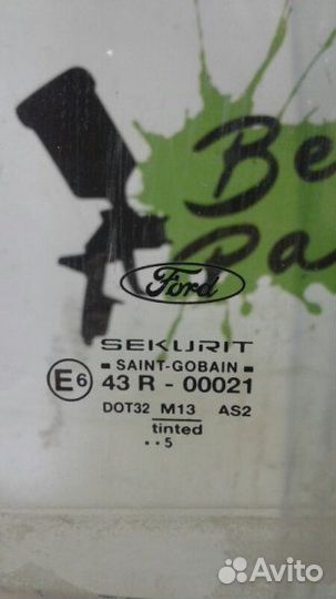 Стекло двери заднее левое Ford Mondeo B5Y cjba