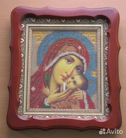 Икона вышитая бисером