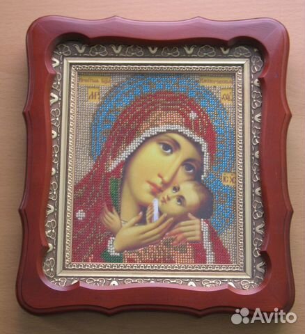 Икона вышитая бисером