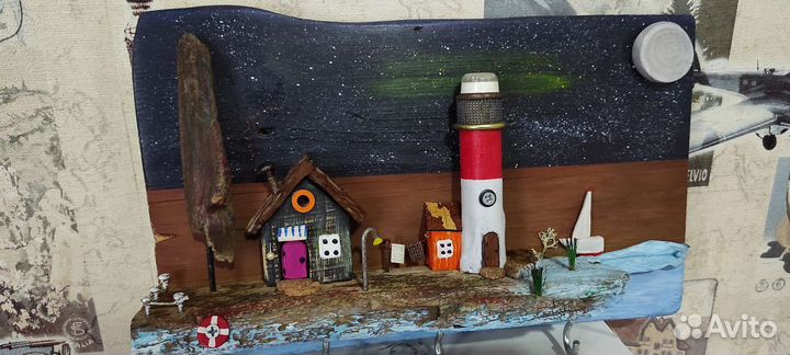 Ключница настенная из дерева