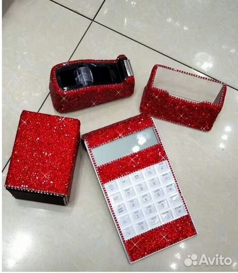 Подарочный Набор Канцелярии в стразах