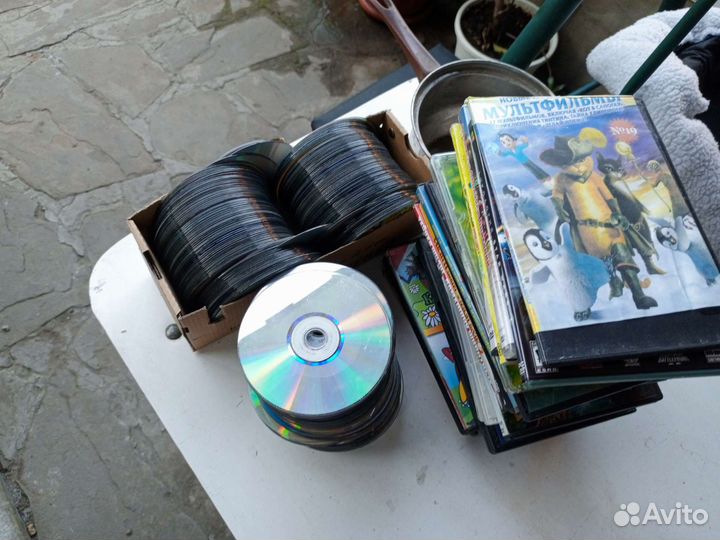 Диски на dvd и компьютер