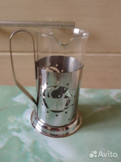 Стакан с подстаканником