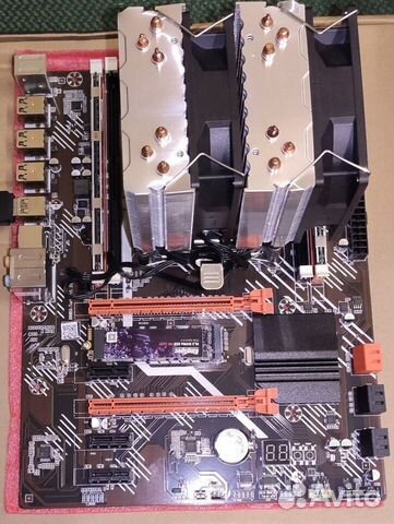 Материнская плата X99 Turbo. Новая. Комплект