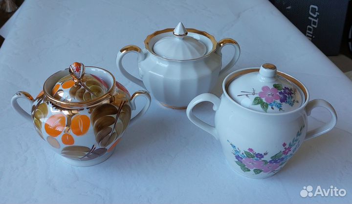 Сахарница фарфор СССР