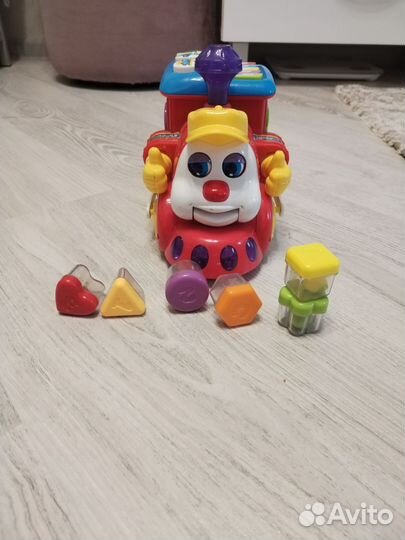 Сортер паровоз музыкальный интерактивный