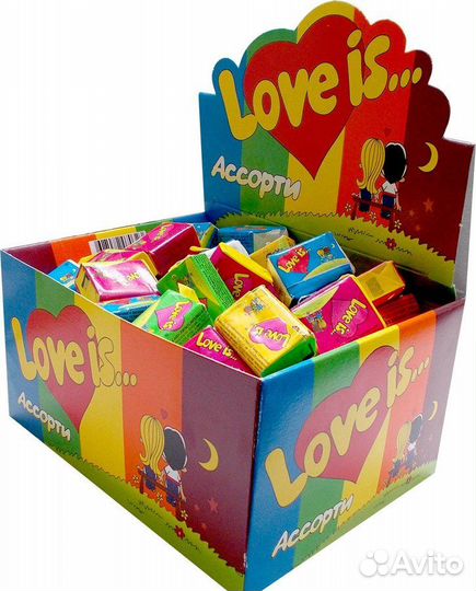 Жевательная резинка love IS