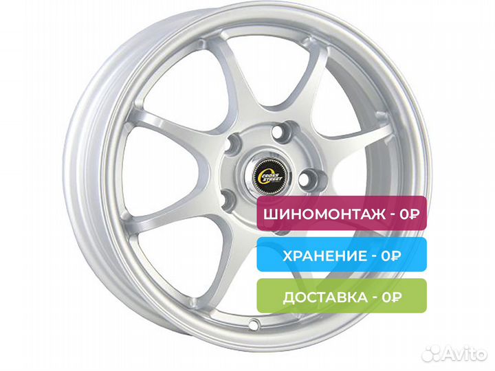 R15 4x100 6J ET48 D54,1 Cross Street сr-06 S