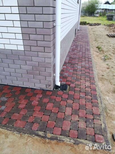 Монтаж брусчатки
