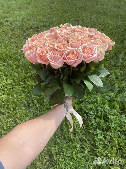 Цветы с доставкой Розы от 15 -101 шт свежие