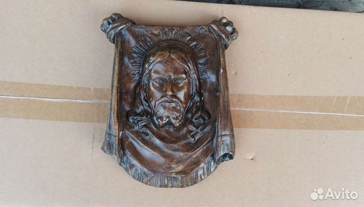 Икона Спаситель гипсовая