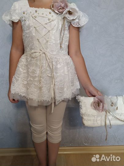 Костюм для девочки праздничный нарядный