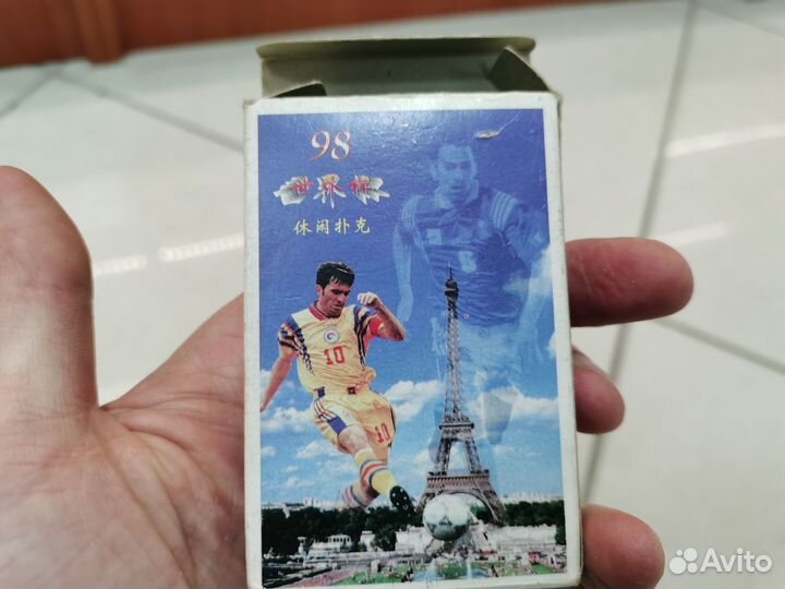 Карты игральные футбол чемпионат мира 1998 года