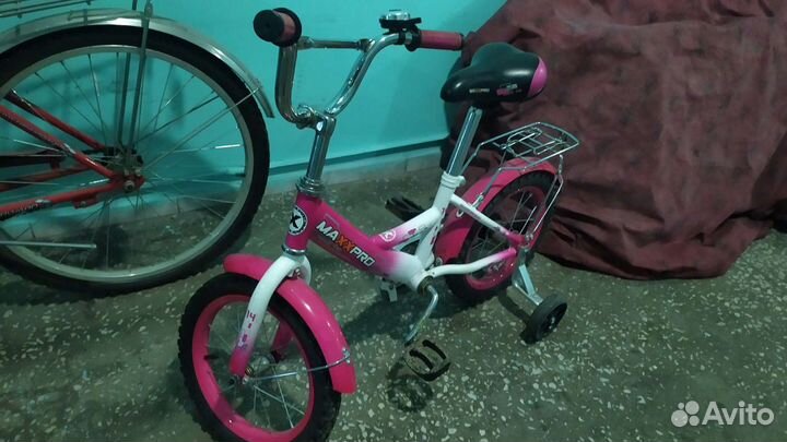 Детский велосипед для девочки 4-6лет