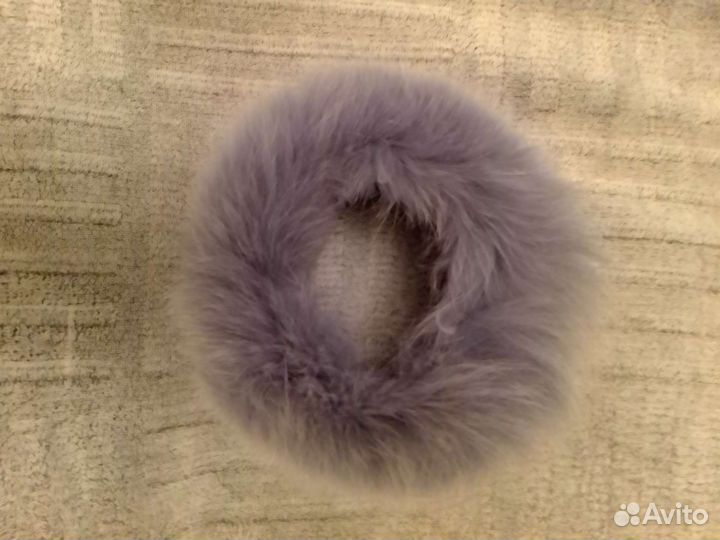 Муфточка из натурального меха песца