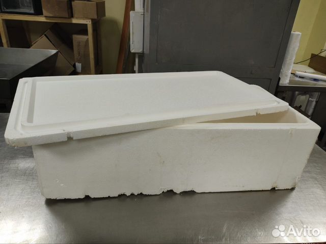 Термо контейнер из пенопласта для охлажденной рыбы купить в Москве ...