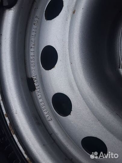 Колеса с дисками летние r14