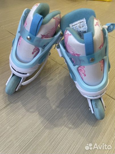 Ролики для девочки 32-35 reaction