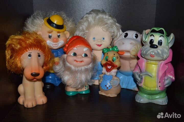 Резиновые игрушки СССР, Дед мороз и снегурочка