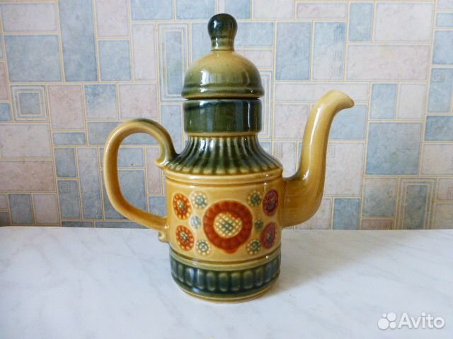 Винтажный фаянсовый чайник.Волгоградский ф/з