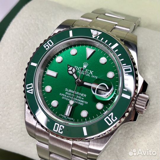 Часы мужские Rolex Submariner «The Hulk» (LUX)