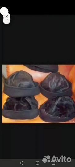 Шапка Кожа Натуральная