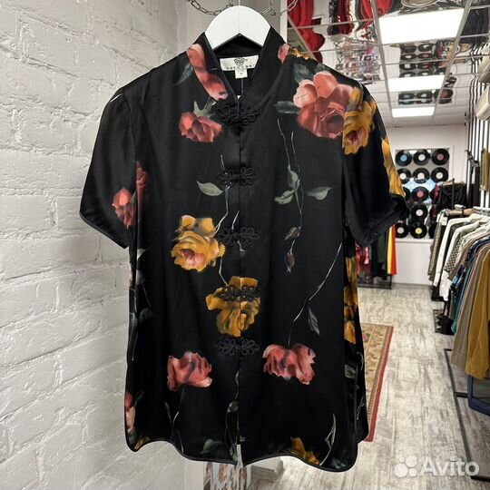 Шёлковая блуза ципао