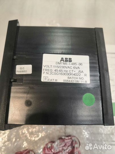 ABB dmtme-I-485-96 Цифровой мультиметр для щитовой