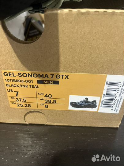 Кроссовки asics gel sonoma мужс. Gortex