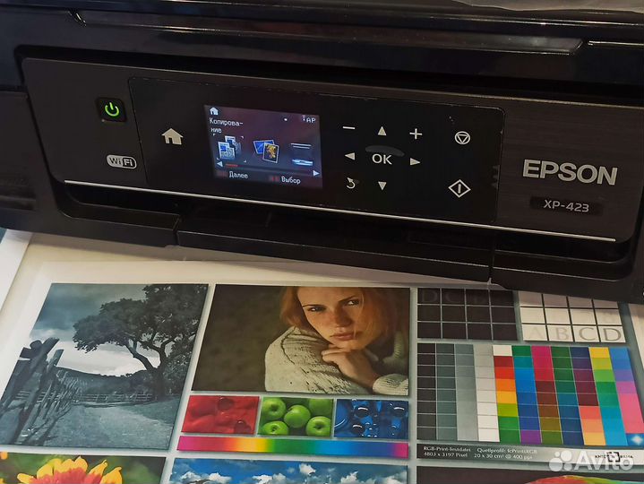 Мфу Epson XP 423 с wifi и снпч