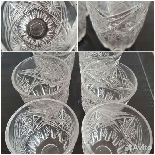 Хрустальные фужеры и рюмки