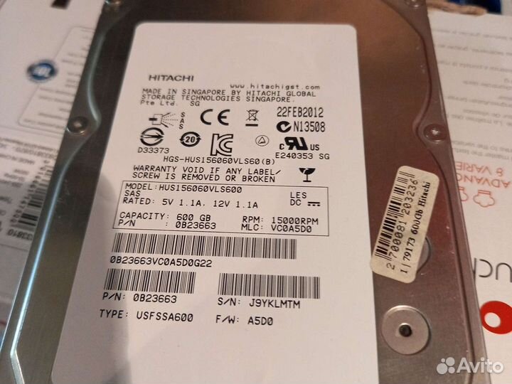 Жесткий диск hus156060vls600