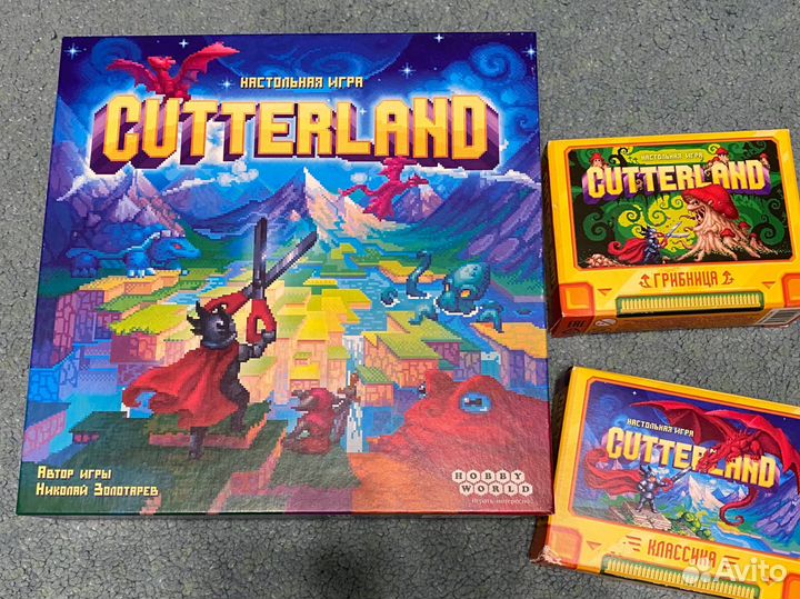 Настольная игра Cutterland и 2 дополнения